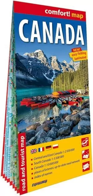 Comfort map Canada 1:2 500 000 w.2026 - tantis.pl