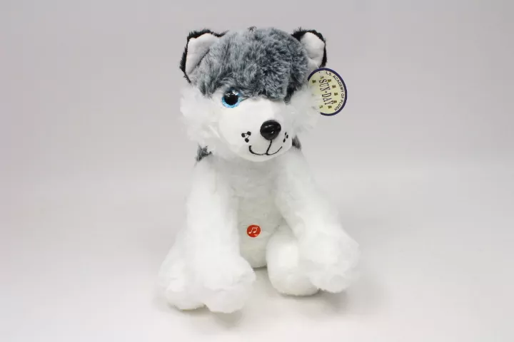 Pies husky z głosem 24cm - tantis.pl