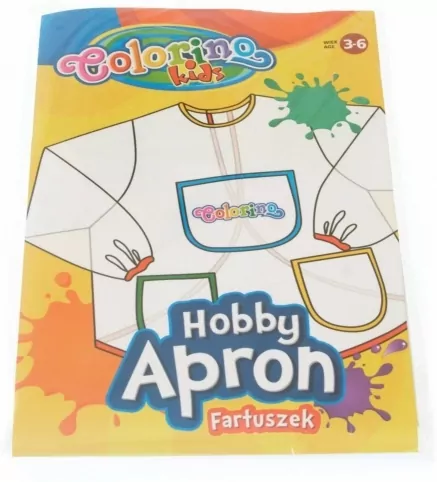 Fartuszek transparentny Colorino Kids - tantis.pl