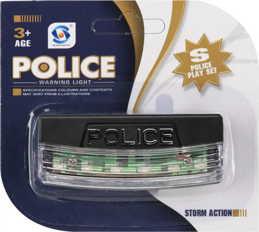 ZEST POLICYJNY B/O LAMPA BL 11X10X3 MC12/216/432 - tantis.pl