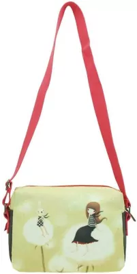 Torba na ramię z nadrukiem. Blowing Kisses