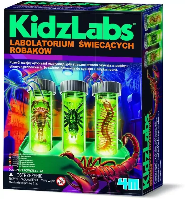 Kidzlabs Labolatorium Świecących Stworków - tantis.pl