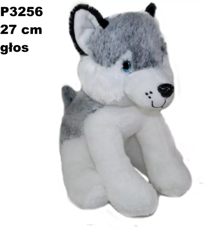 Pies husky z głosem 24cm - tantis.pl