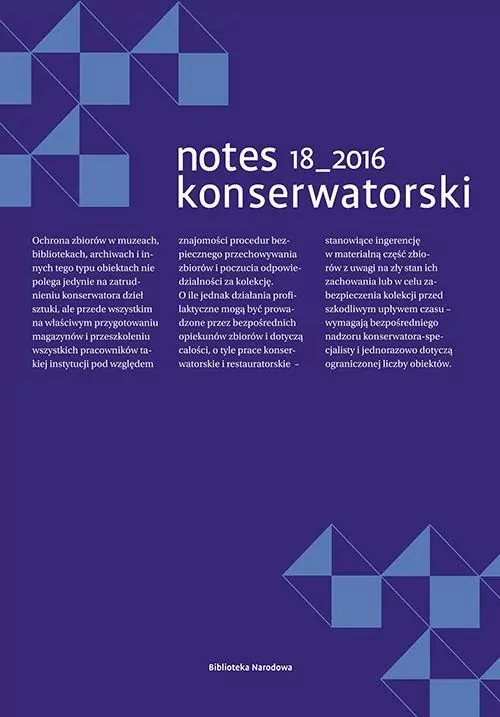 Notes konserwatorski Tom 18 - tantis.pl