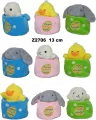 Zwierzątko wielkanocne w koszyczku 13cm MIX - tantis.pl