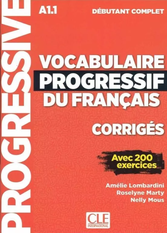 Vocabulaire progressif A1 klucz odpowiedzi - tantis.pl