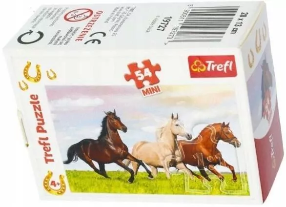 Puzzle 54 mini. Świat koni - tantis.pl