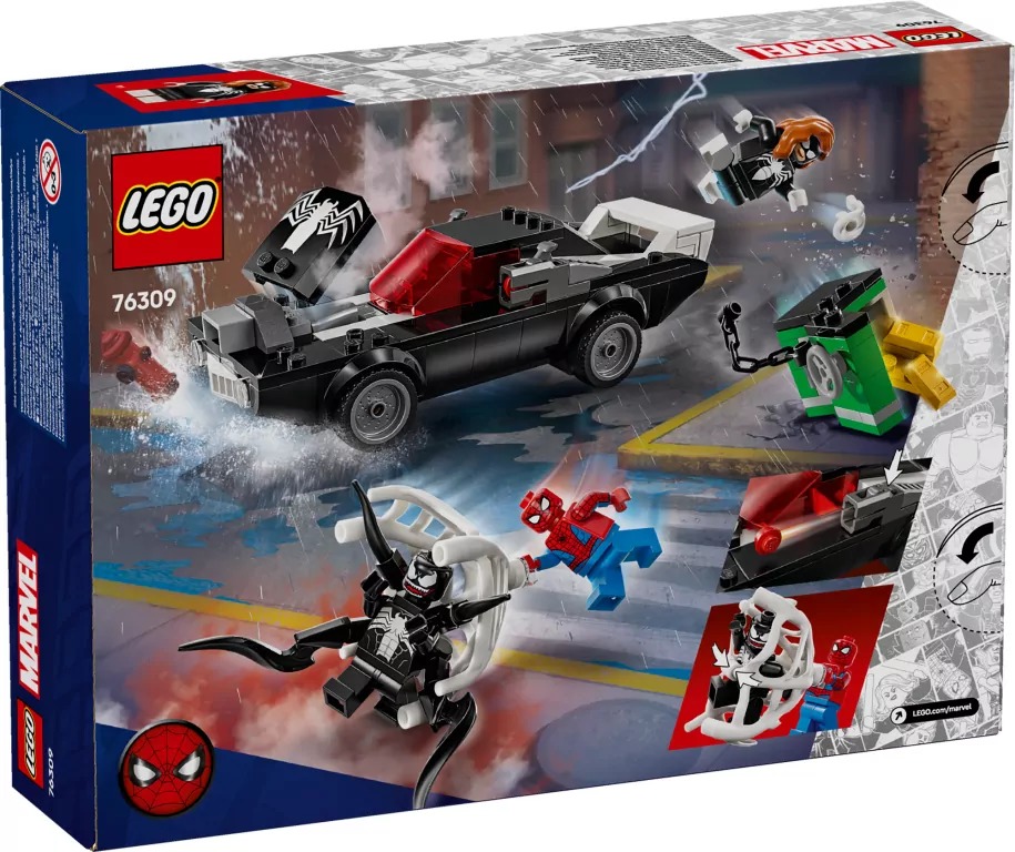 LEGO® Spider-Man kontra muscle car Venoma 76309 - tantis.pl