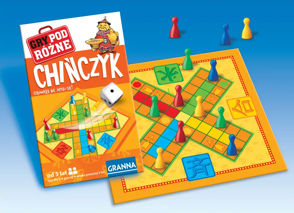 Chińczyk mini. Gry podróżne - tantis.pl