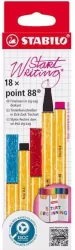 Cienkopis point 88 18 kolorów STABILO