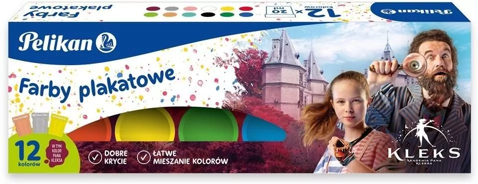 Farby plakatowe w miksie kolorów - tantis.pl