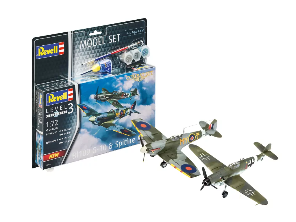 Messerschmitt Bf109G-10. Model set combat 1:72 - tantis.pl