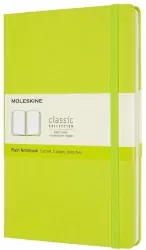 Notes Classic L 13x21 gładki 240str TW lemon green