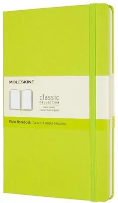 Notes Classic L 13x21 gładki 240str TW lemon green