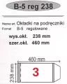 Okładka na podręcznik B5 regulowana nr 3 - tantis.pl