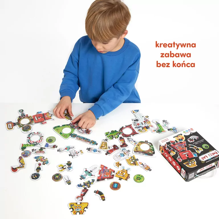 CzuCzu. Puzzle kreatywne. Robot Lab - tantis.pl