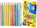 Kredki ołówkowe. Jumbo. Tęczowe 12 kolorów - tantis.pl
