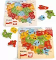 Mapa Polski. Drewniane puzzle - tantis.pl