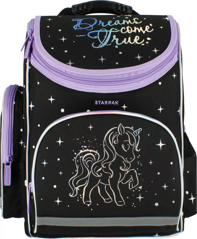 Tornister szkolny Balerina czarny - tantis.pl