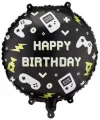 Balon foliowy pastylka Happy Birthday 35x35cm - tantis.pl