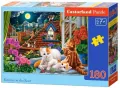 Puzzle 180 Kittens on the Roof CASTOR - tantis.pl