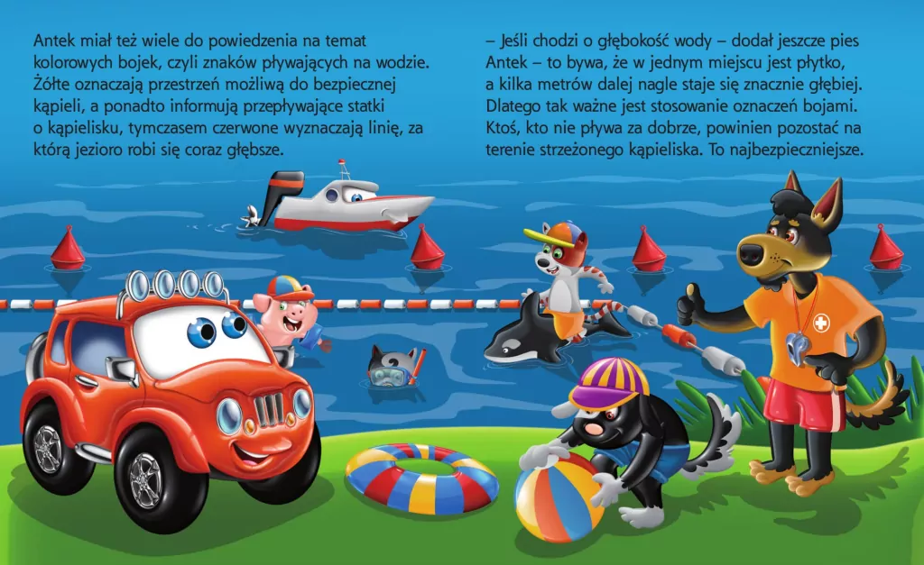 Nad wodą. Samochodzik Franek - tantis.pl