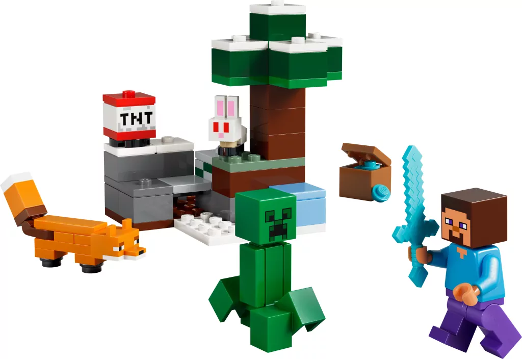 LEGO® Minecraft. Przygoda stevea w tajdze 21583 - tantis.pl