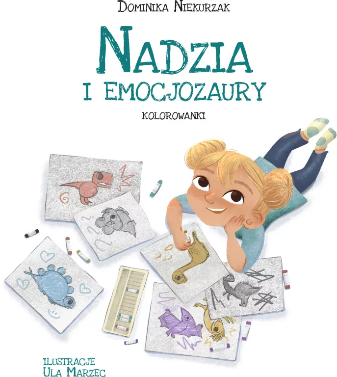 Nadzia i Emocjozaury. Kolorowanki - tantis.pl