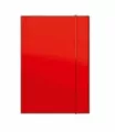 Teczka z gumką A4 Plus Top, czerwona. - tantis.pl