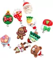 Zawieszki polimerowe 3D - Christmas goodies 10szt - tantis.pl