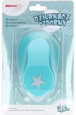 Dziurkacz ozdobny. Gwiazda 3,8cm, mix - tantis.pl
