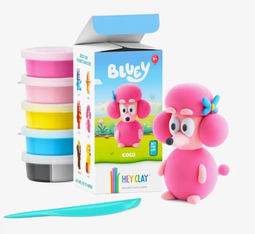 Hey Clay - Figurka Bluey Coco + akcesoriami 5pak - tantis.pl