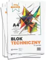 Blok techniczny A4 biały premium 250g - tantis.pl