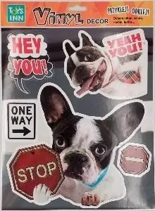 Naklejki winylowe zwierzaki - Pies Stop. ToysInn