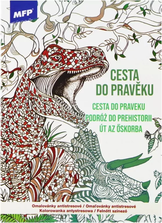 Kolorowanka antystresowa. Podróż do prehistorii - tantis.pl