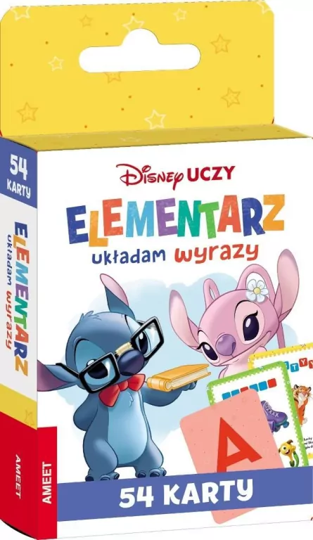 Disney Uczy. Elementarz. Układam wyrazy. Karty - tantis.pl