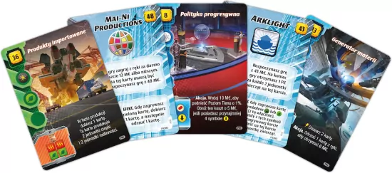 Gra Terraformacja Marsa Ekspedycja Ares dodatek 17 kart