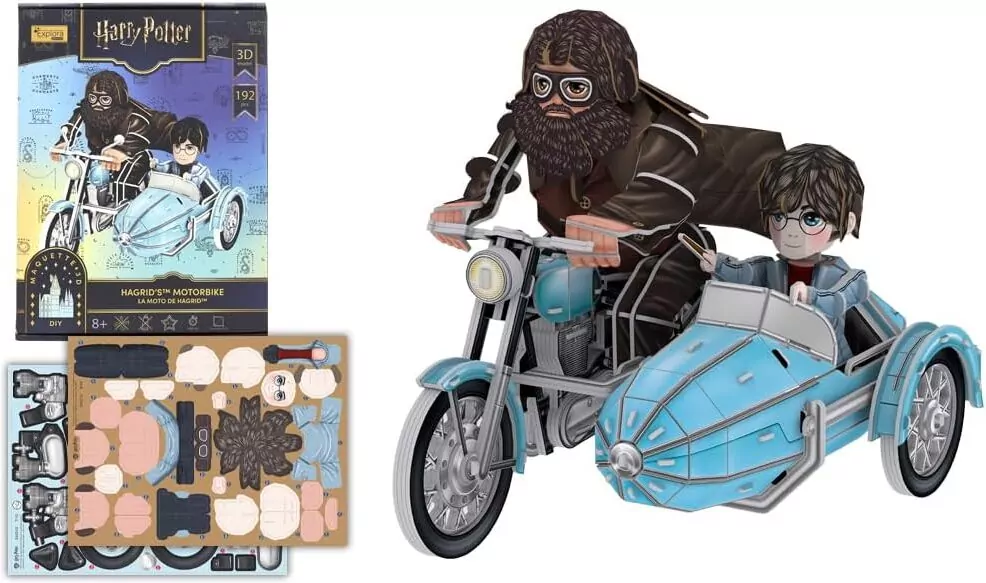 Puzzle 3D Harry Potter Motocykl Hagrida - tantis.pl