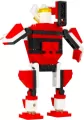 Klocki konstrukcyjne Alleblox RobotUnion 65el czerwony - tantis.pl