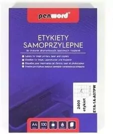 Etykiety samoprzylepne A4/100K 24x70x37mm - tantis.pl
