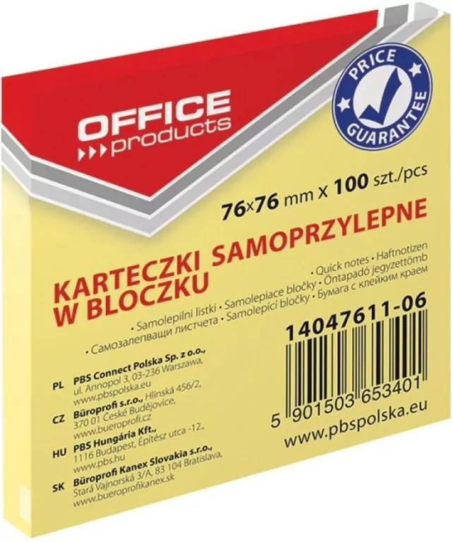 Karteczki samoprzylepne 6x76mm 100K - tantis.pl