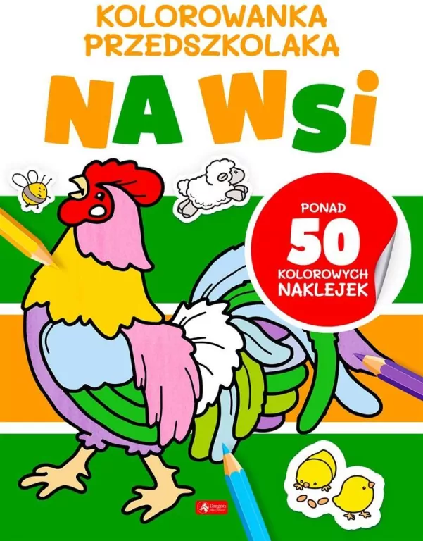 Na wsi. Kolorowanka przedszkolaka - tantis.pl