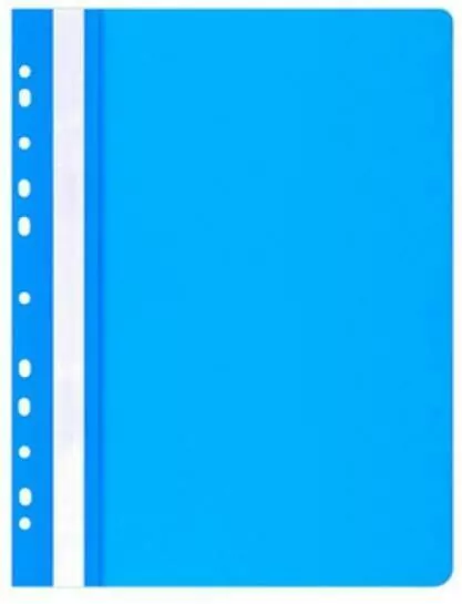 Skoroszyt A4 PP wpinany niebieski - tantis.pl