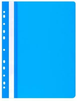 Skoroszyt A4 PP wpinany niebieski