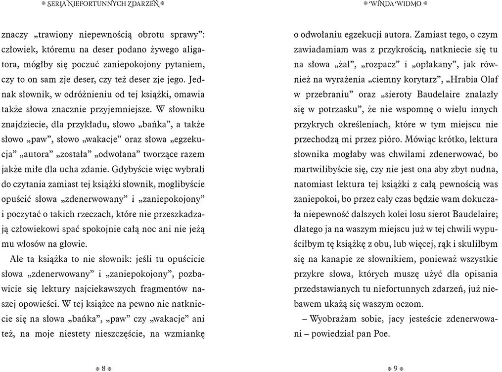 Winda widmo. Seria niefortunnych zdarzeń. Tom 6 - tantis.pl