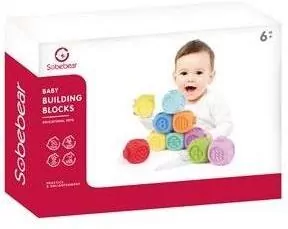 Klocki sensoryczne, 10 elementów - tantis.pl