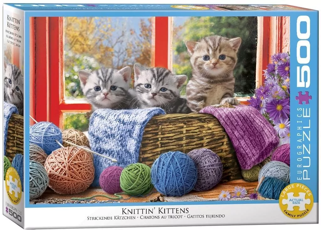 Puzzle 500. Małe kotki XXL - tantis.pl