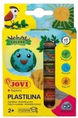 Plasteliny kolory natury 6x15g mix JOVI - tantis.pl