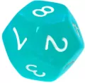 Komplet kości REBEL RPG - Kamienie Księżycowe - Turkus - tantis.pl
