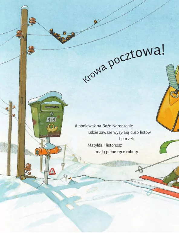 Krowa Matylda i śnieg - tantis.pl